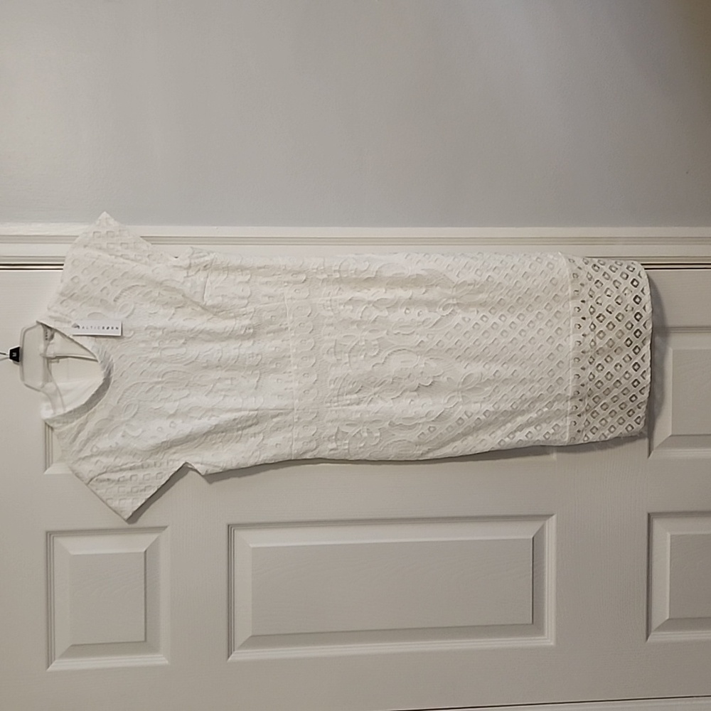 White lace dress